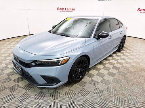 Morning Mist Metallic 2022 Honda Civic Sport