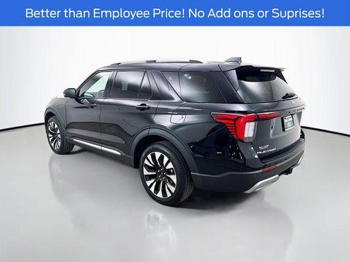 Black 2026 Ford Explorer Platinum