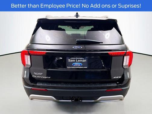 Black 2026 Ford Explorer Platinum