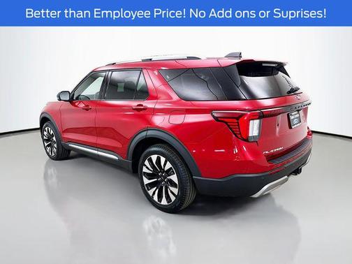 Rapid Red Metallic Tinted Clearcoat 2026 Ford Explorer Platinum