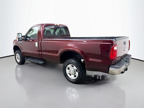 Red 2010 Ford F-250 XLT