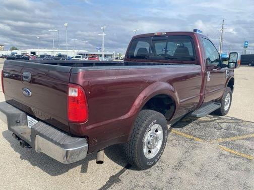 Red 2010 Ford F-250 XLT
