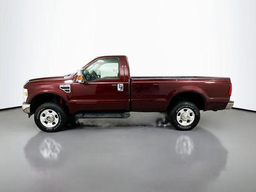Red 2010 Ford F-250 XLT