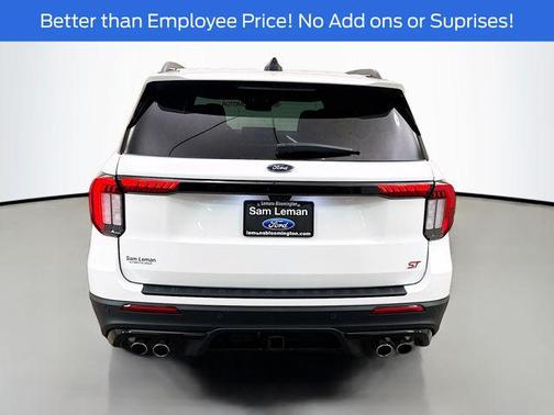 Star White Metallic Tri-Coat 2026 Ford Explorer ST