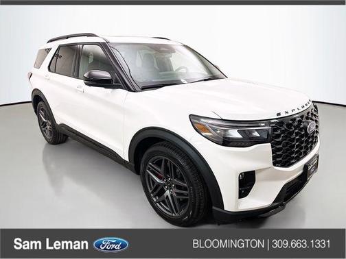 Star White Metallic Tri-Coat 2026 Ford Explorer ST
