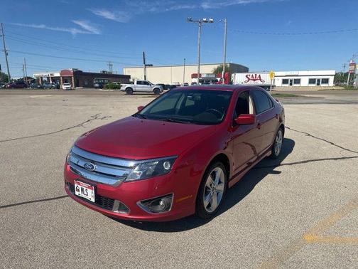 Red 2010 Ford Fusion Sport