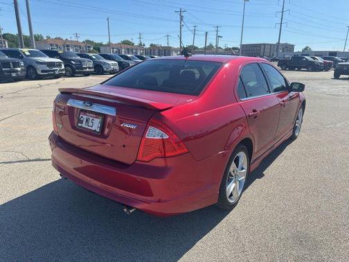 Red 2010 Ford Fusion Sport