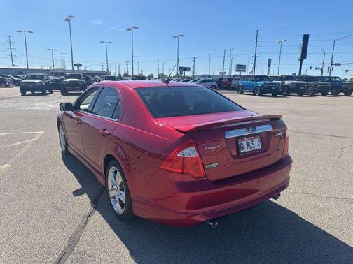 Red 2010 Ford Fusion Sport