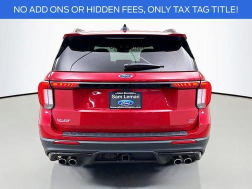 Rapid Red Metallic Tinted Clearcoat 2026 Ford Explorer ST