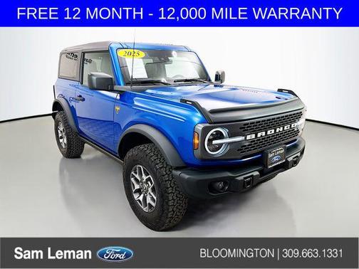 Blue Metallic 2025 Ford Bronco Badlands