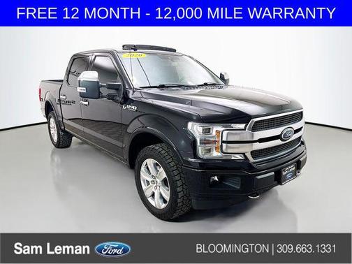 Black Metallic 2020 Ford F-150 Platinum