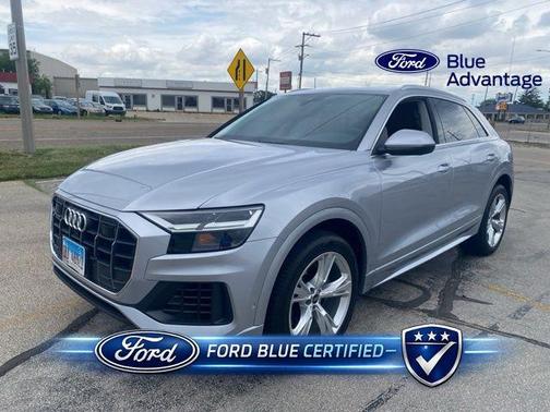 Silver Metallic 2022 Audi Q8 55 Premium Plus