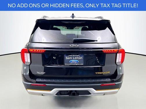 Black 2026 Ford Explorer Tremor