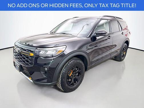 Black 2026 Ford Explorer Tremor