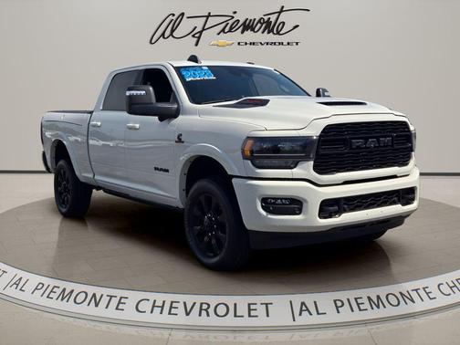 Pearl White 2023 RAM 2500 Limited Crew Cab 4x4 6'4' Box
