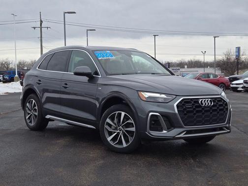 Gray 2023 Audi Q5 45 S line Premium Plus