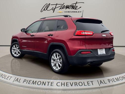 Deep Cherry Red Crystal Pearlcoat 2017 Jeep Cherokee Sport
