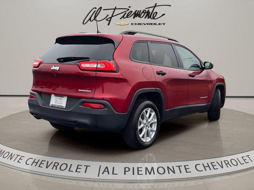 Deep Cherry Red Crystal Pearlcoat 2017 Jeep Cherokee Sport