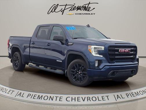 Pacific Blue Metallic 2021 GMC Sierra 1500 Elevation
