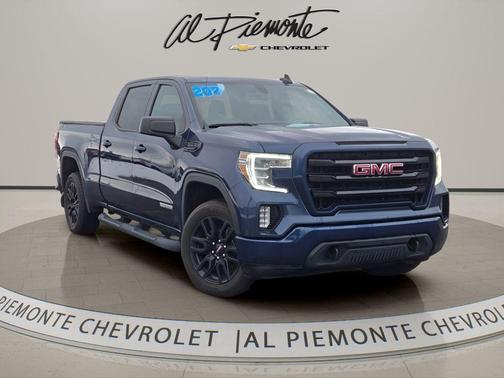 Pacific Blue Metallic 2021 GMC Sierra 1500 Elevation