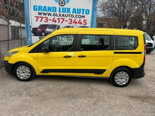 Yellow 2014 Ford Transit Connect 4dr Wgn LWB XL