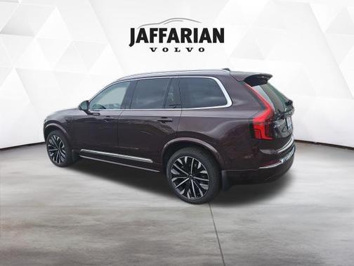 Mulberry Red Metallic 2026 Volvo XC90 Plug-In Hybrid Ultra, T8 AWD, Electric/Gasoline, Bright, 6 Seats