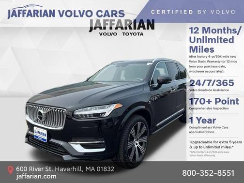 2022 Volvo XC90 Recharge Plug-In Hybrid T8 Inscription Extended Range 7P