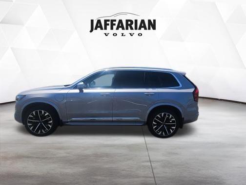 Aurora Silver 2026 Volvo XC90 Plug-In Hybrid Plus, T8 AWD, Electric/Gasoline, Bright, 6 Seats