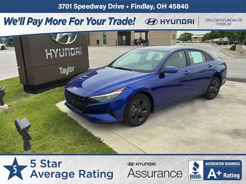 Intense Blue 2023 Hyundai ELANTRA SEL