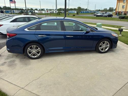Lakeside Blue 2018 Hyundai SONATA Limited
