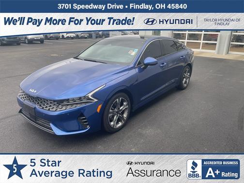 Sapphire Blue 2024 Kia K5 EX