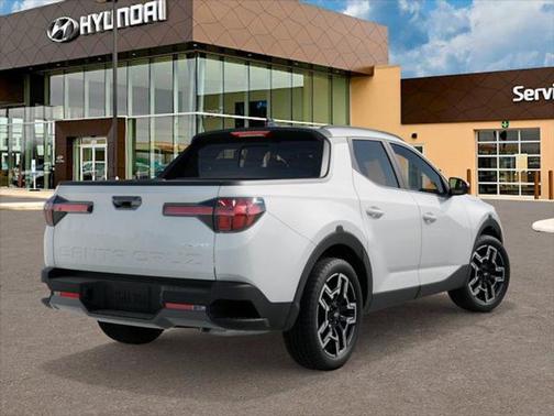 Atlas White 2025 Hyundai SANTA CRUZ Limited