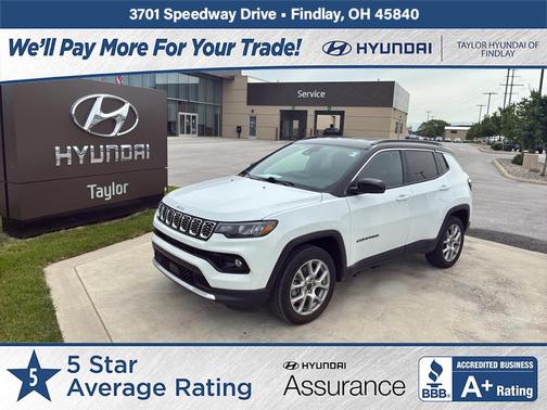 Bright White Clearcoat 2025 Jeep Compass Limited
