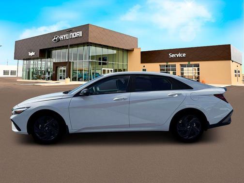 Serenity White 2026 Hyundai ELANTRA Sport