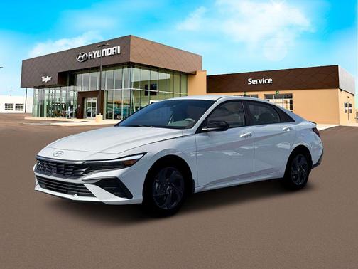 Serenity White 2026 Hyundai ELANTRA Sport