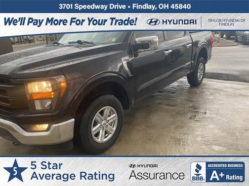 AGATE BLACK METALLIC 2023 Ford F-150 XLT