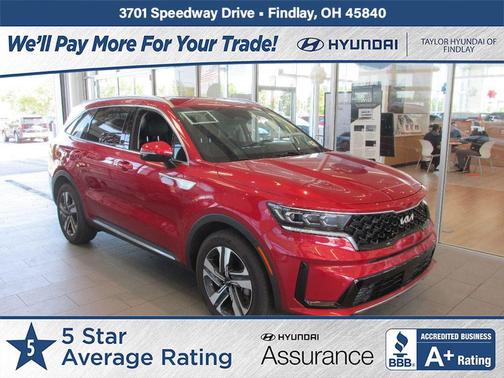 Runway Red 2022 Kia Sorento Plug-In Hybrid SX