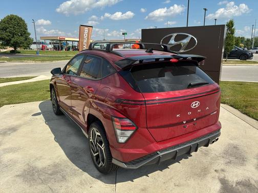Ultimate Red Metallic 2025 Hyundai KONA N Line S
