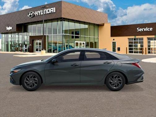 Amazon Gray 2026 Hyundai ELANTRA HEV Blue