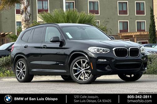 Black Sapphire Metallic 2018 BMW X3 xDrive30i