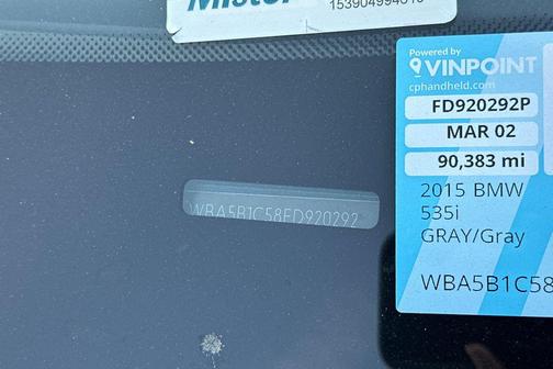 2015 BMW 535 535i