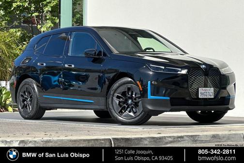 Black Sapphire Metallic 2023 BMW iX xDrive50