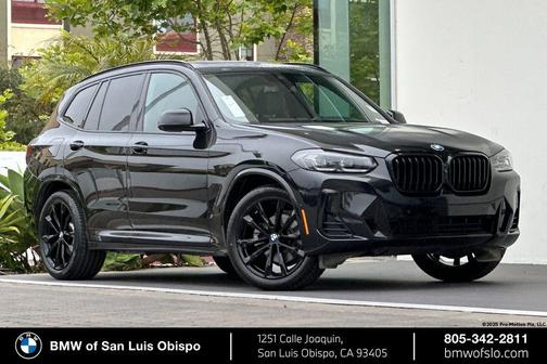 Black Sapphire Metallic 2023 BMW X3 sDrive30i