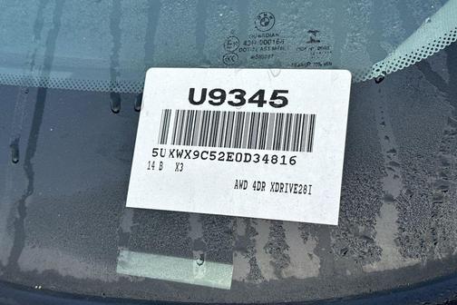 2014 BMW X3 xDrive28i