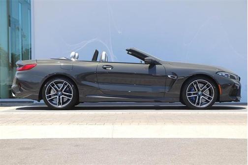 Gray Metallic 2020 BMW M8 Convertible