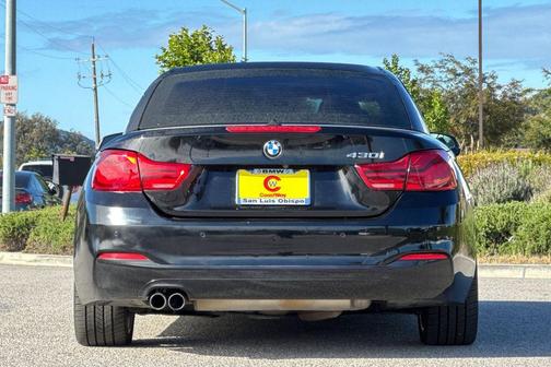 Jet Black 2018 BMW 430 i