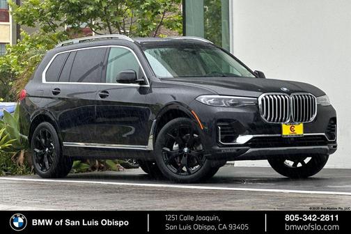 Black Sapphire Metallic 2020 BMW X7 xDrive40i