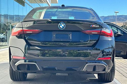 Black Sapphire Metallic 2023 BMW i4 Gran Coupe M50