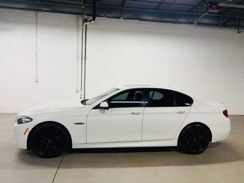 White 2014 BMW 550 i xDrive