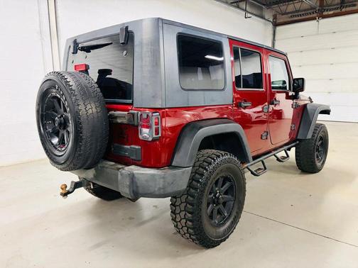 Burgundy 2009 Jeep Wrangler Unlimited X